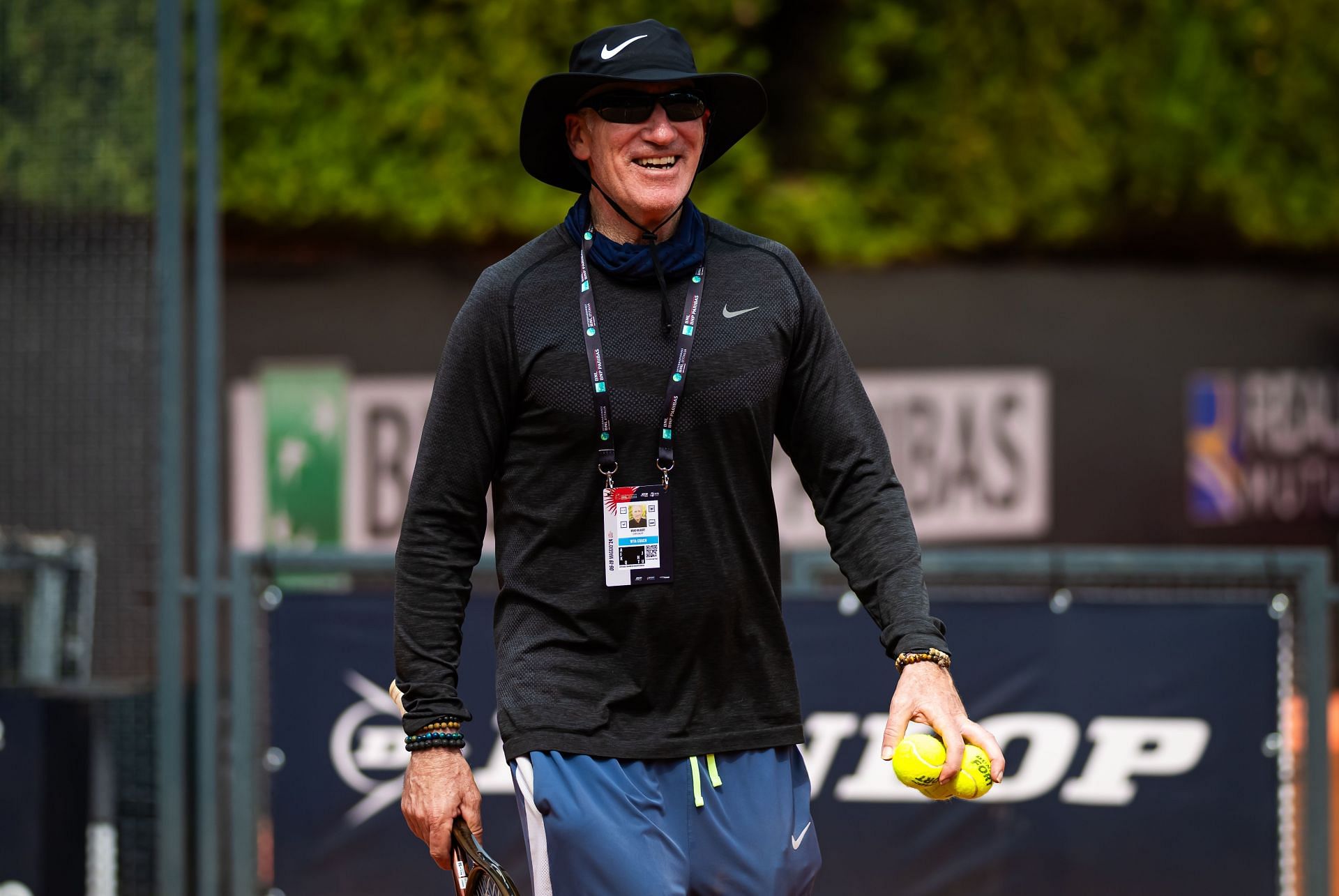 Brad Gilbert at the Internazionali BNL D'Italia 2024 (Credits: Getty)